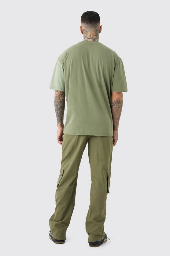 Tall Oversize Colorblock T-Shirt
