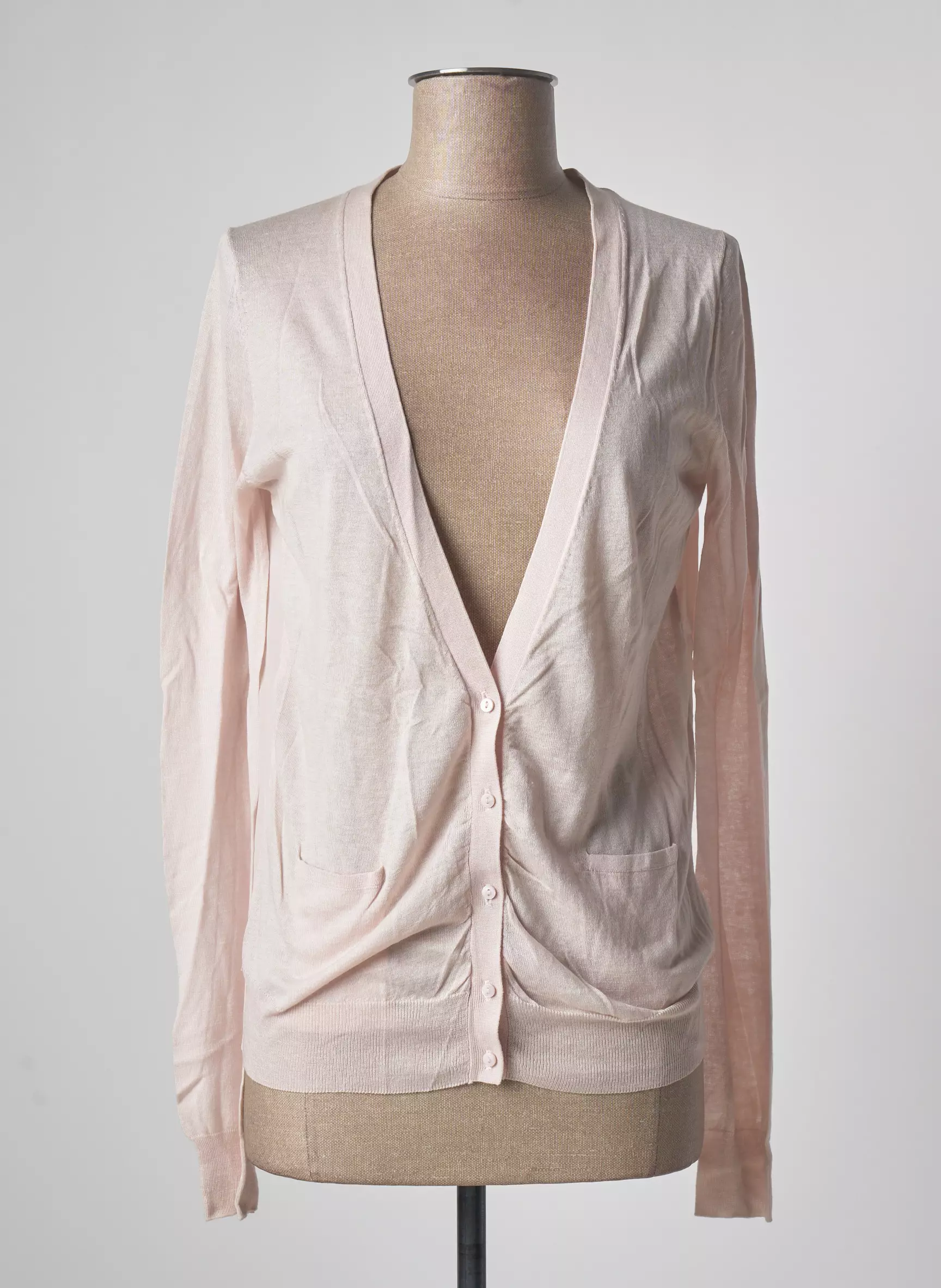 Teenflo Cardigans Femme couleur rose