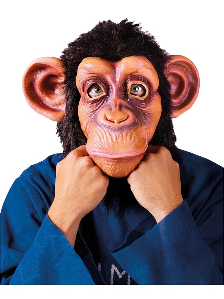 CHAKS Maske in Hellbraun/ Schwarz günstig kaufen onesize