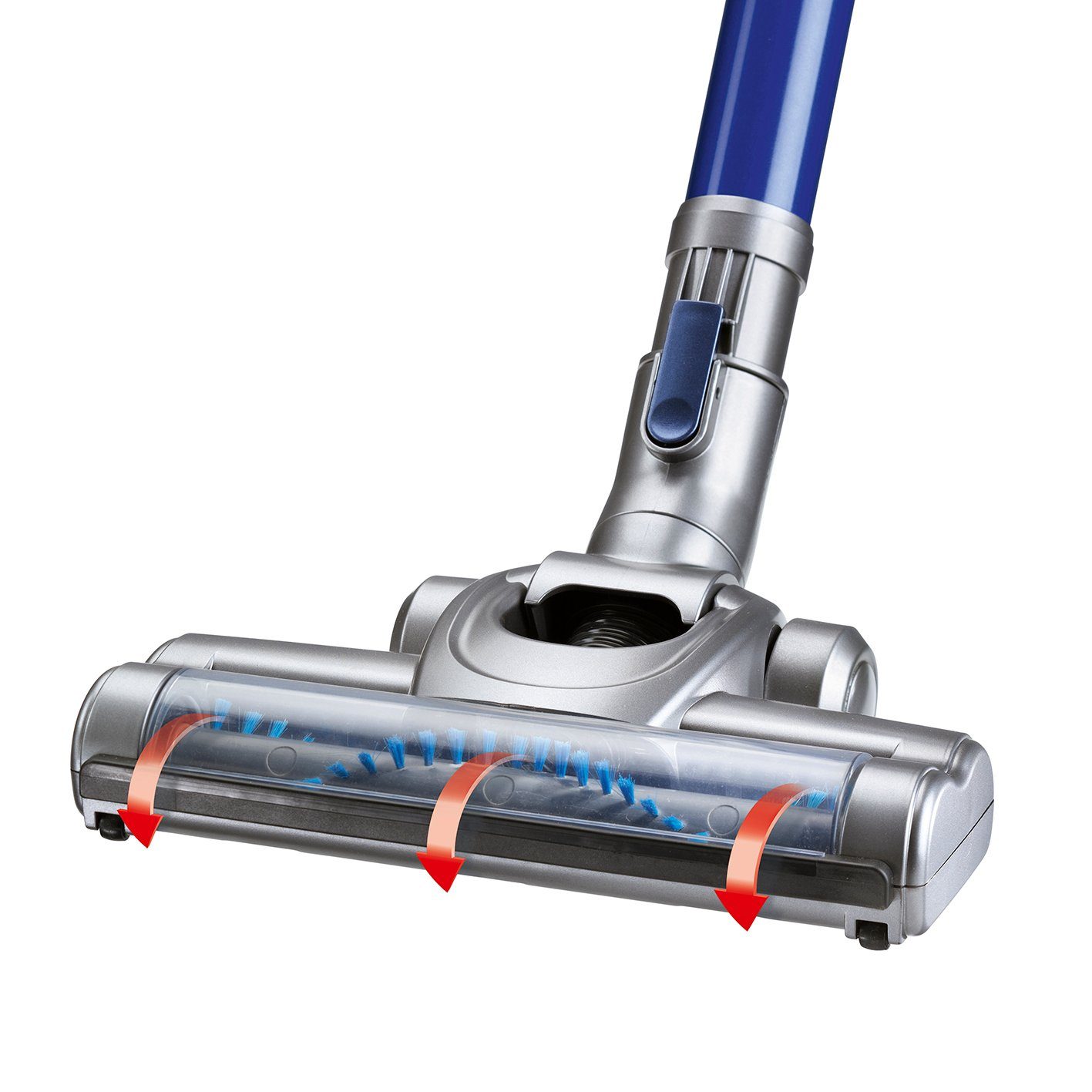CLEANmaxx Zyklon Hybrid Staubsauger Akku Sensation kabellos 14,8V blau/grau