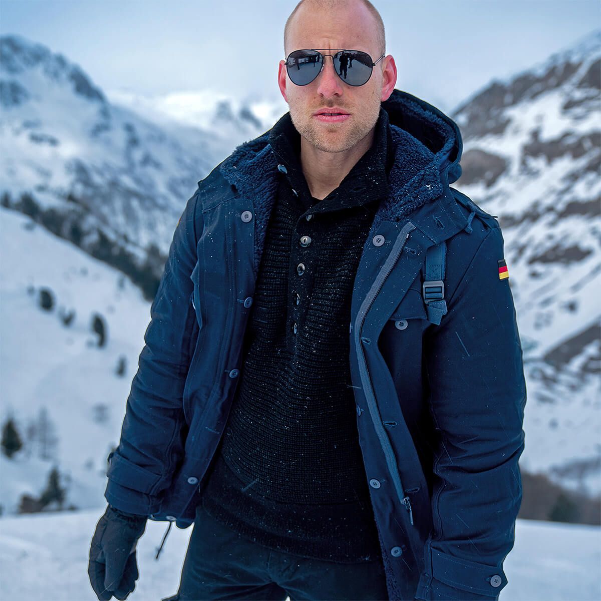 BW Parka mit Futter