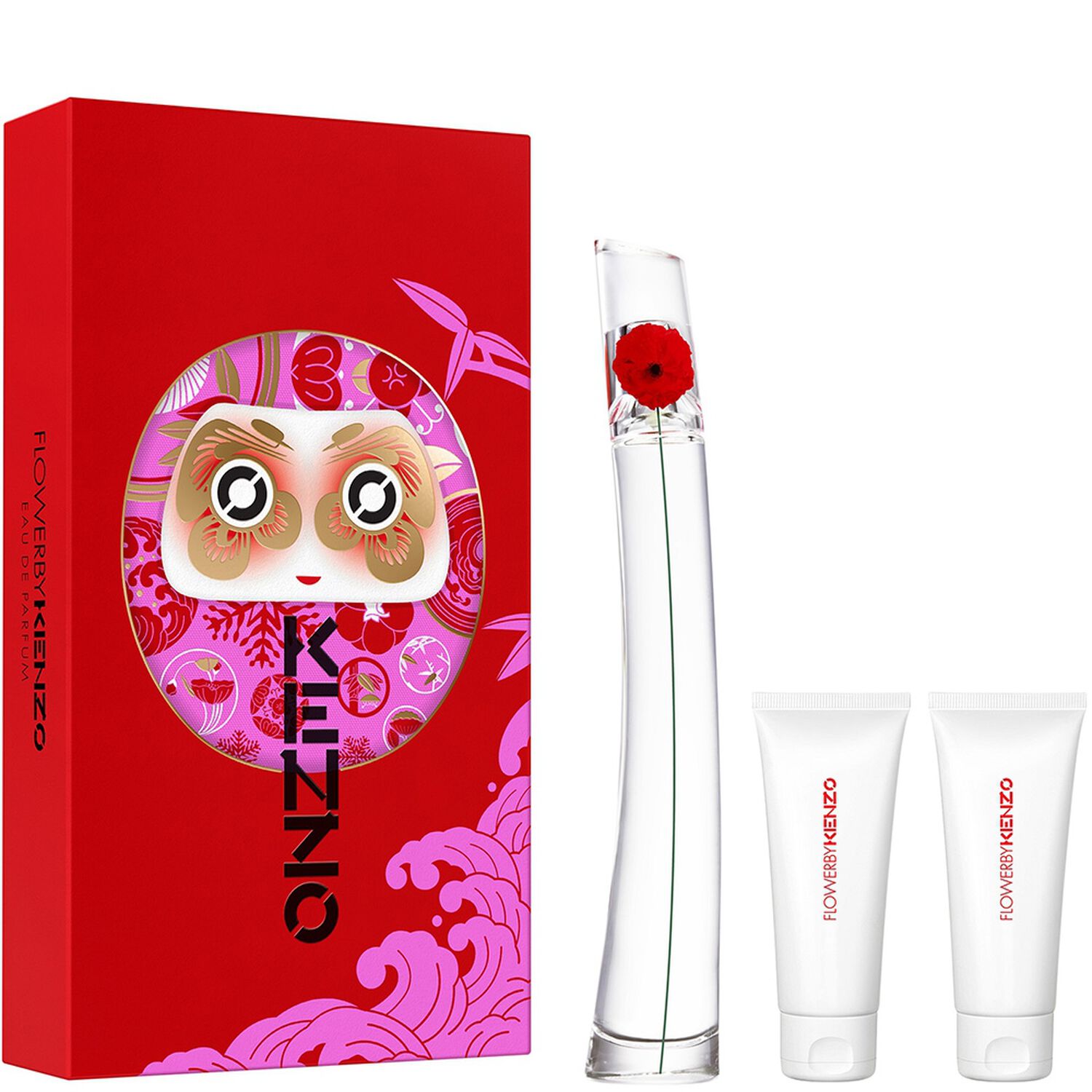 Kenzo Flower By Kenzo Coffret Eau de Parfum 100 ml + Lait Corps 75 ml + Gel Douche 75 ml