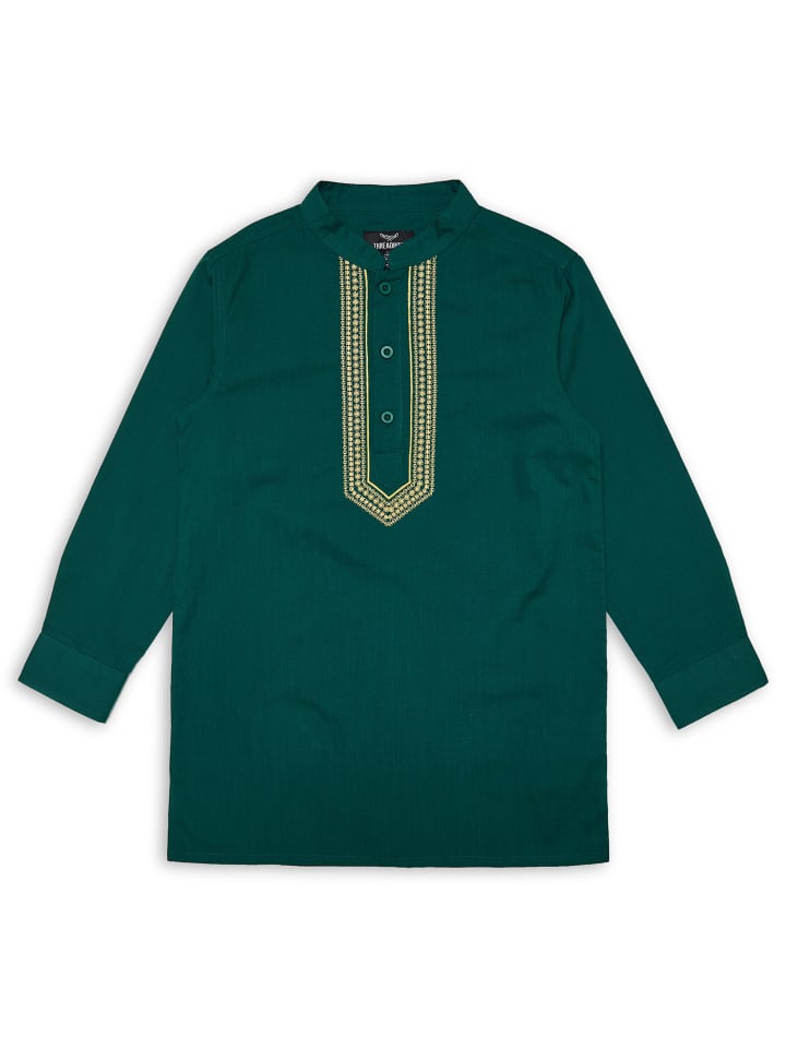 Threadboys Langarmhemd TBB Woven Eid Braden in Green günstig kaufen