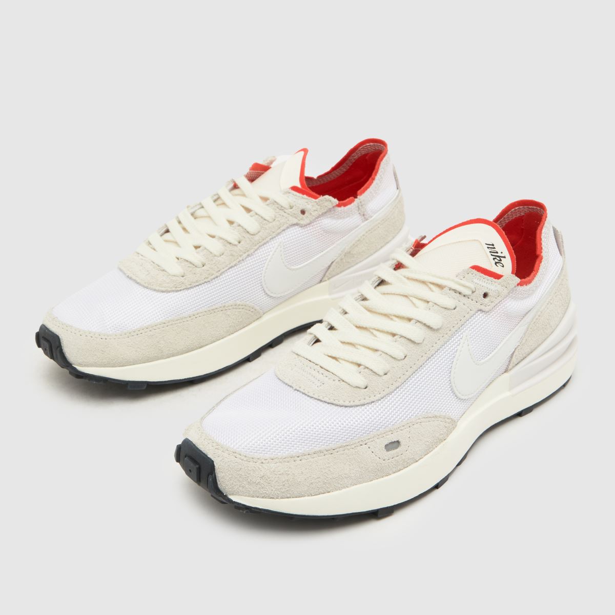 Nike – Waffle One – Vita, flerfärgade vintage-sneakers