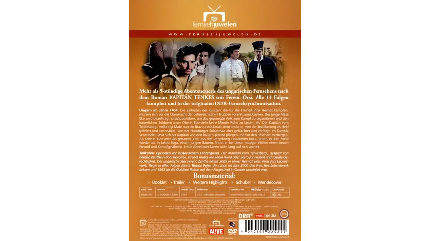 Kapitän Tenkes - Der Kapitän vom Tenkesberg (Alle 13 Folgen) (Gesamtedition) (Fernsehjuwelen)  [2 DVDs]