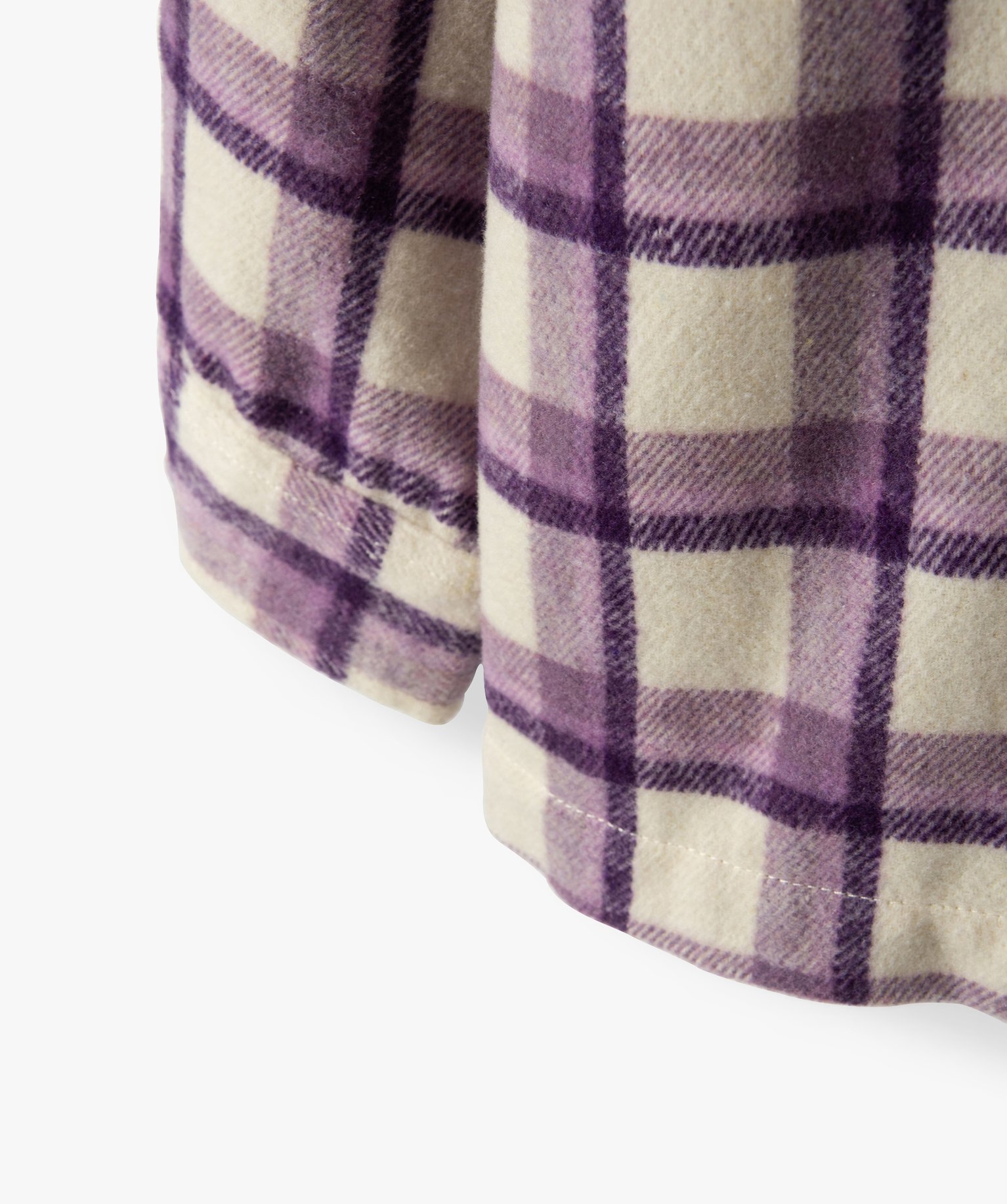Veste fille faon chemise à carreaux | GEMO