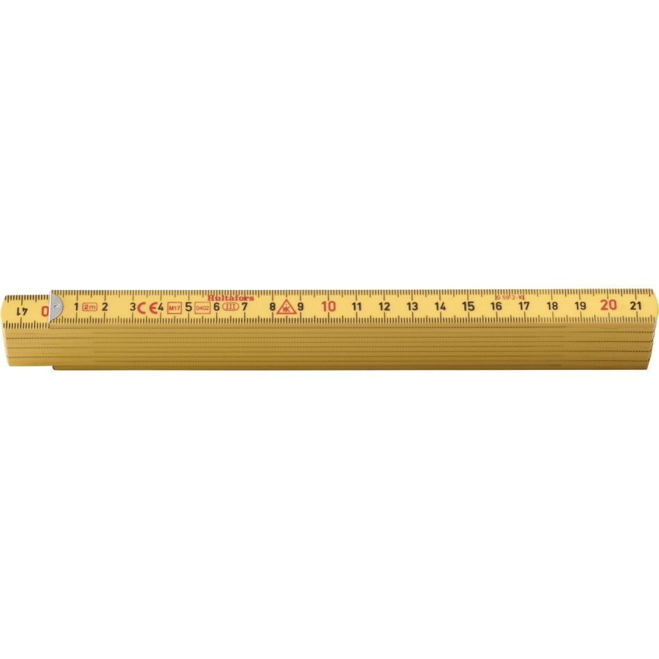 Hultafors HU200604 Duimstok GE 59 2m geel
