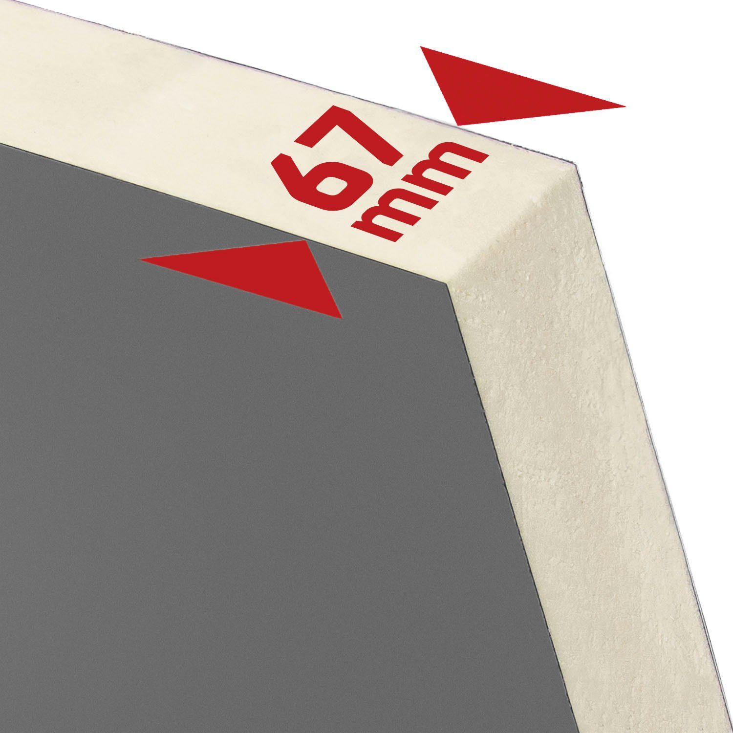 SplenDoor Haustür SPLIT Prime (Set), sehr gut wärmegedämmt und Stabil, mit 3-fach Verglasung, mit Türrahmen