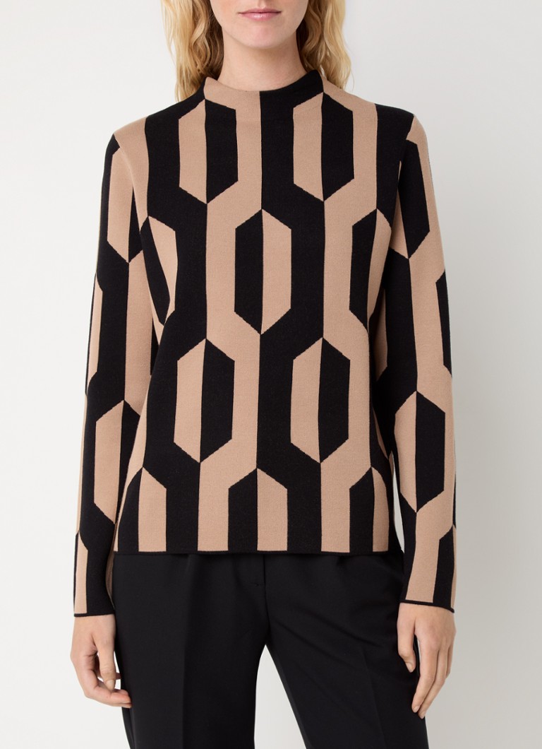 Top a maglia fine con stampa grafica di Gerry Weber