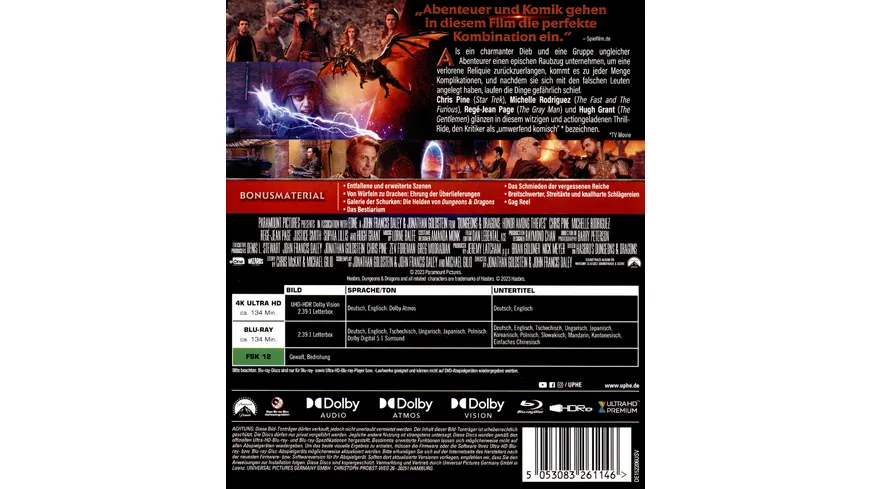 Dungeons & Dragons: Ehre unter Dieben  (+ Blu-ray)
