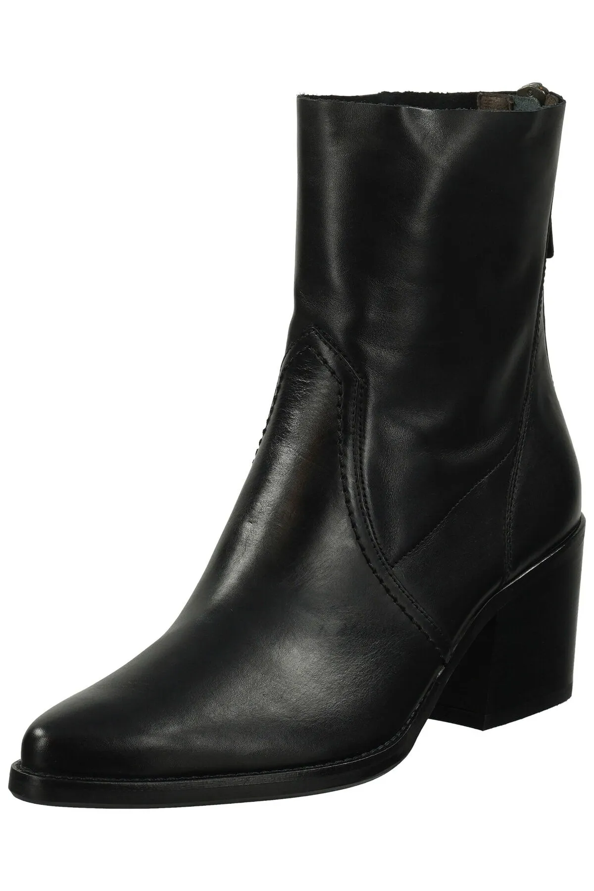 Paul Green  Stiefelette - Schwarz - Blockabsatz
