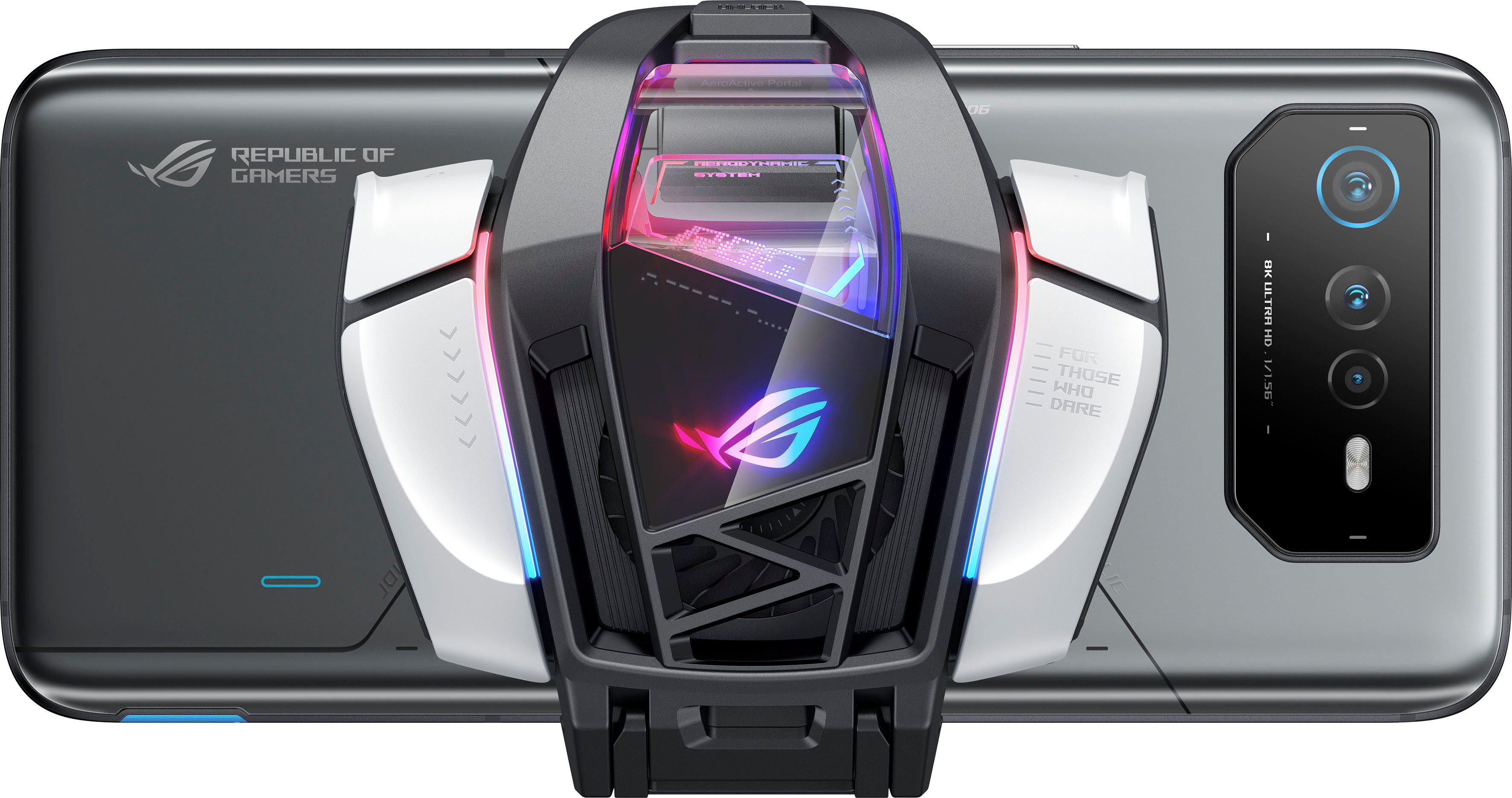Asus ROG Phone 6D Ultimate Smartphone (17,22 cm/6,78 Zoll, 512 GB Speicherplatz, 50 MP Kamera)