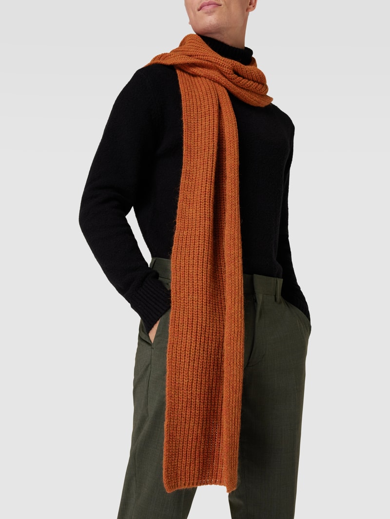 Schal mit Label-Detail Modell 'Muziano' in kupfer