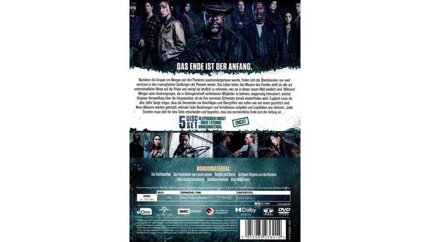 Fear The Walking Dead - Staffel 6 (uncut)  [5 DVDs]