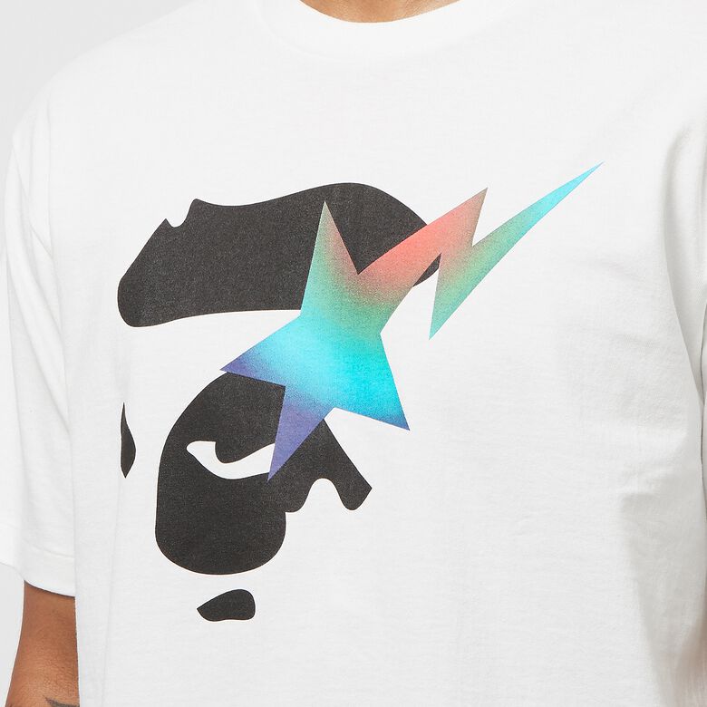 A Bathing Ape Gradation Ape Face Sta Tee M white
