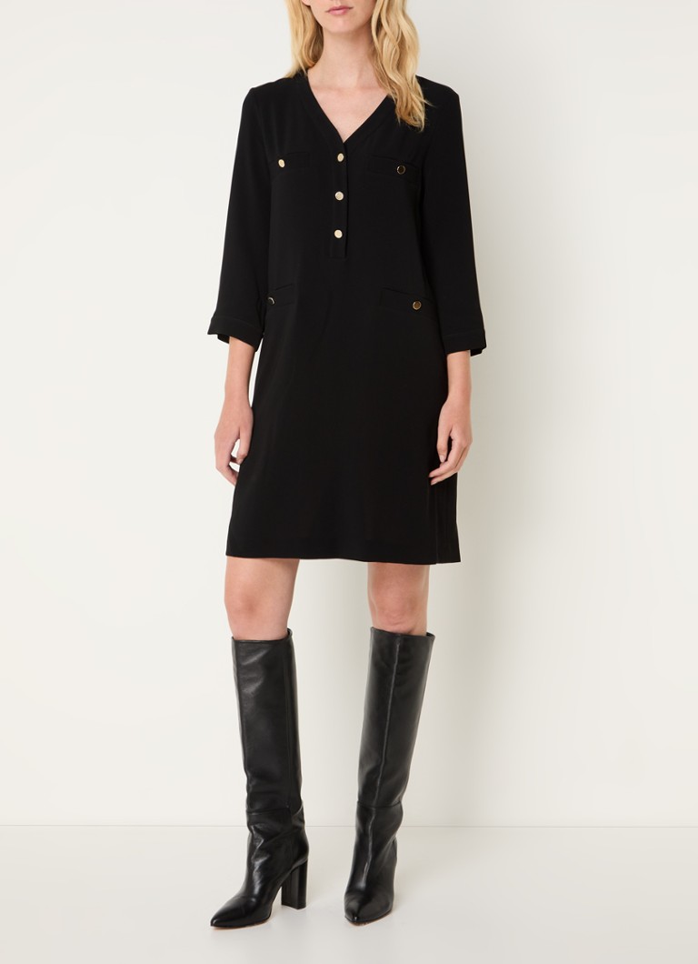 Rochie scurtă Gerard Darel Sidonie cu buzunare la piept