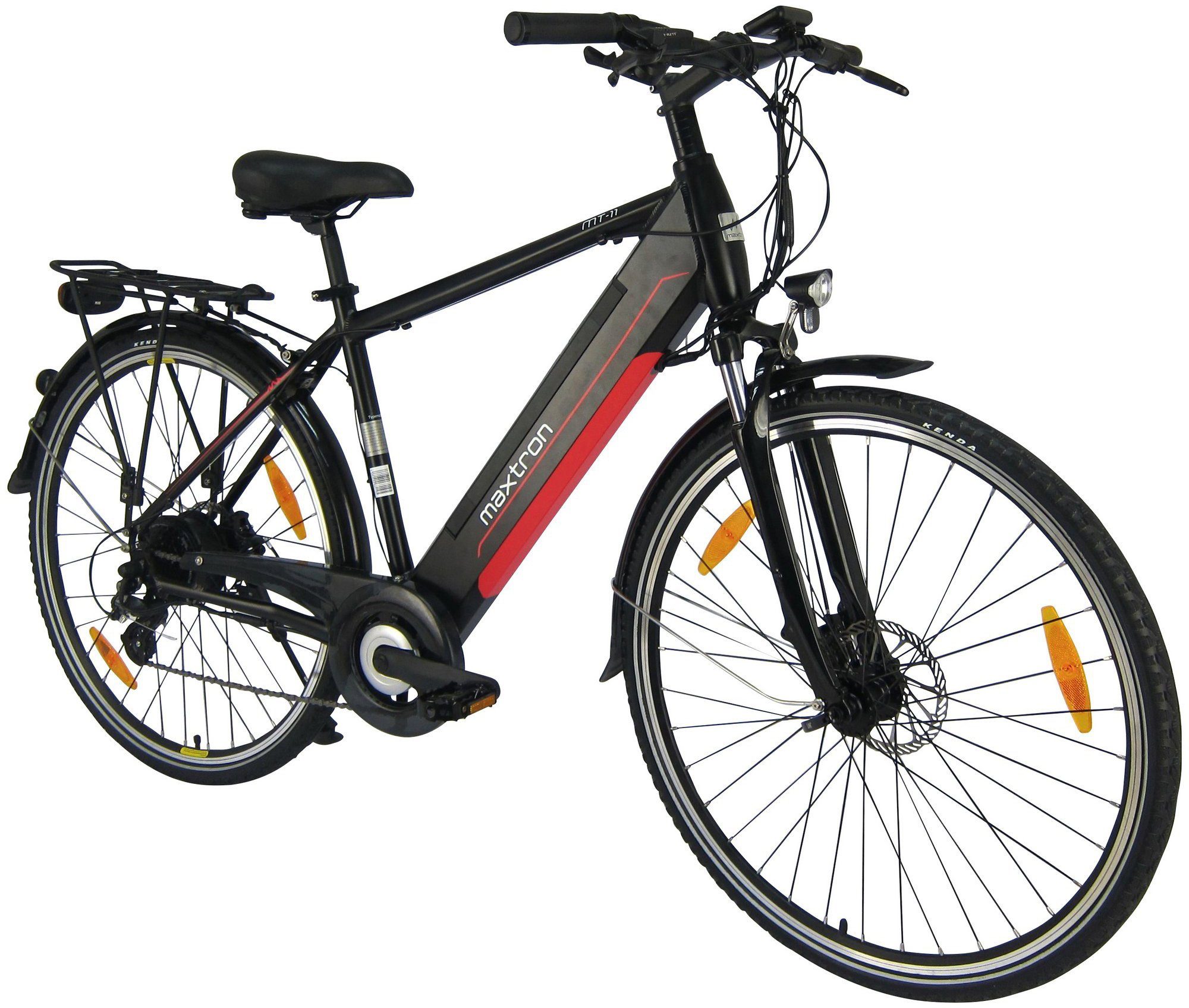 Maxtron E-Bike MT 11, 8 Gang Shimano Altus Schaltwerk, Kettenschaltung, Heckmotor, 360 Wh Akku