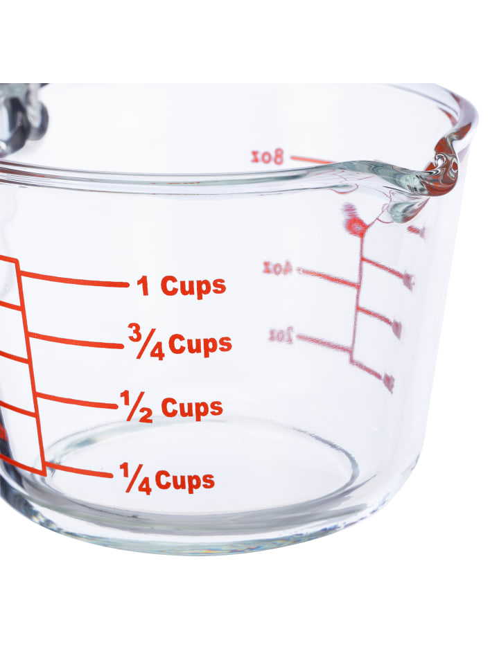 relaxdays Glas-Messbecher in Transparent - 250 ml günstig kaufen onesize