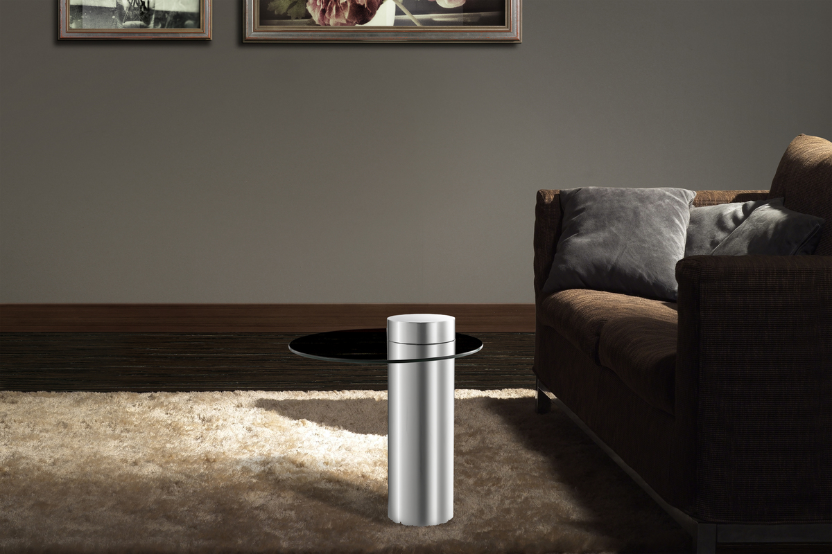 Kayoom Beistelltisch Ontario 125 Silber / Grau