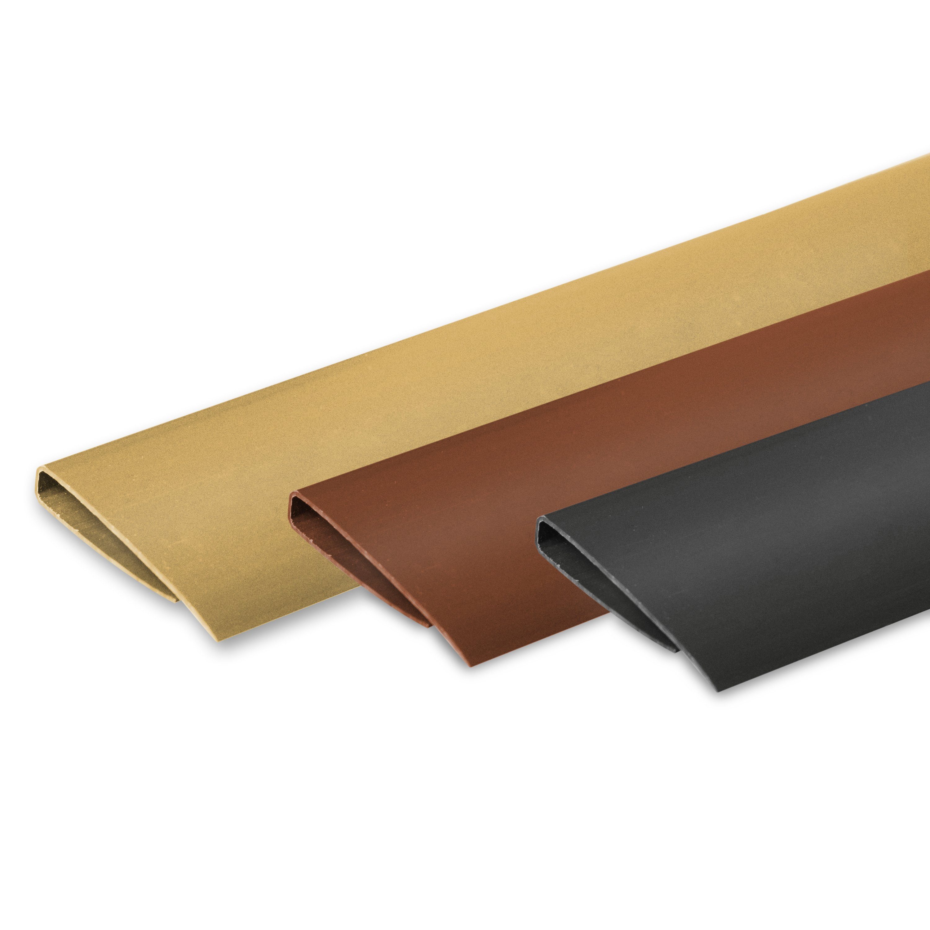 Ribelli Balkonsichtschutz PVC Abschlussleiste 100cm (1 x 100 cm)