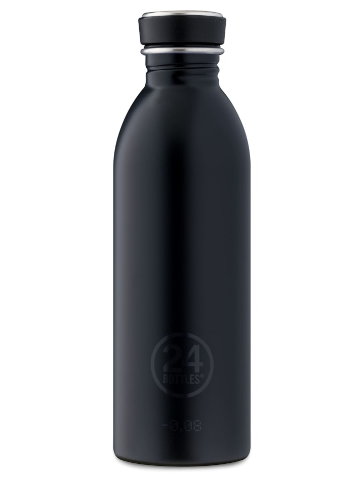 24Bottles Edelstahl Trinkflasche Urban Bottle Tuxedo Black 0,5 l in schwarz günstig kaufen onesize