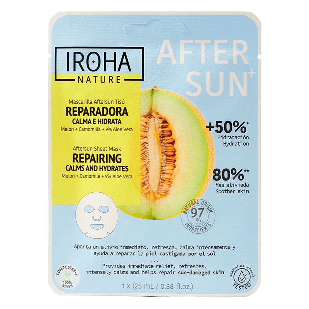 Iroha After Sun Gesichtsmaske Repairing - Calms & Hydrates