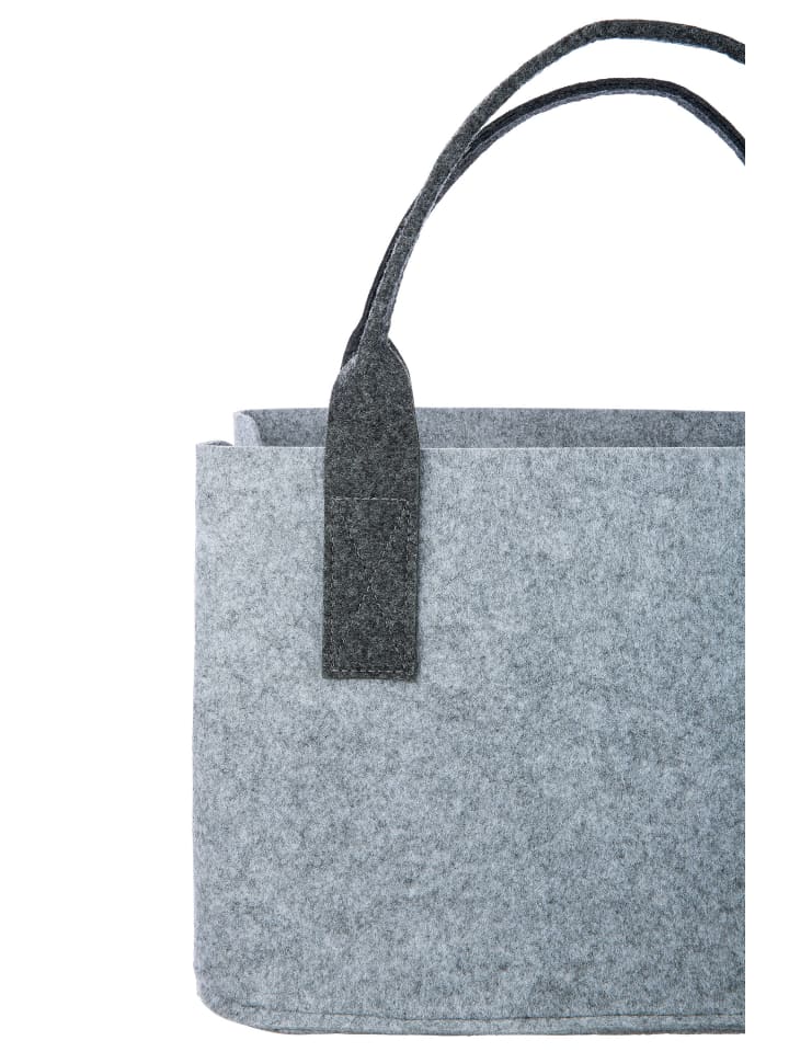 GMD Living Filztasche Katzenmotiv in Hellgrau günstig kaufen onesize
