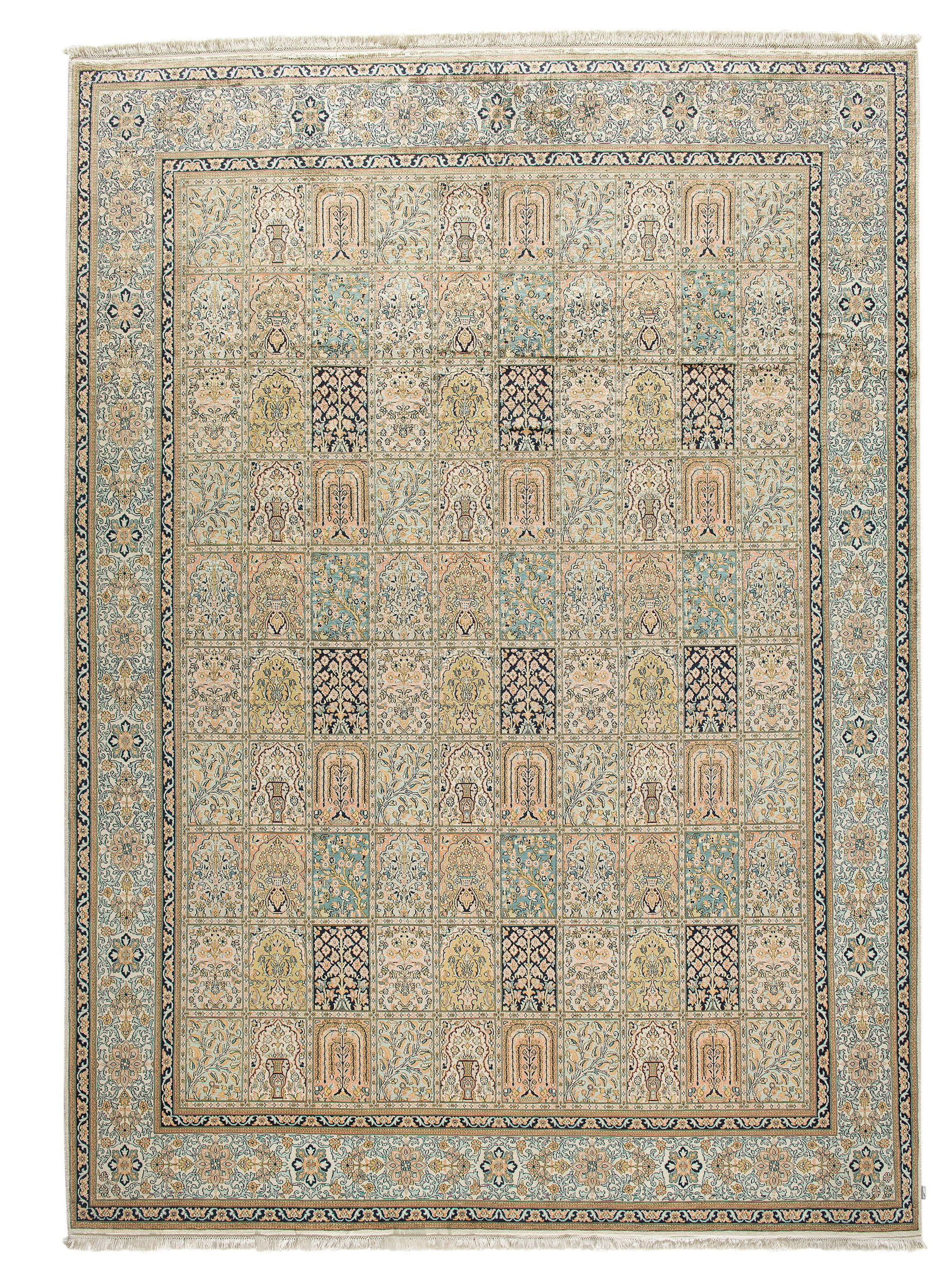 Kaschmir Seide 18/18 ca. 246 x 345 cm, Unikat / Einzelstück