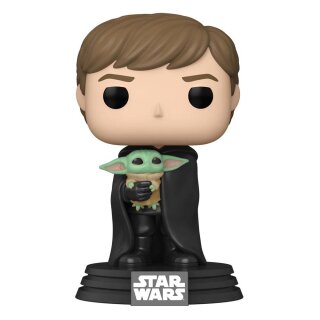 Star Wars The Mandalorian POP! TV Vinyl Figur Luke with Child 9 cm