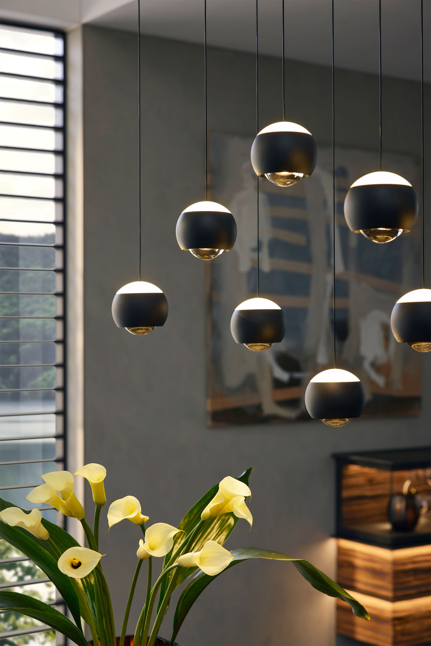 MusterringLED-Pendelleuchte 11flg