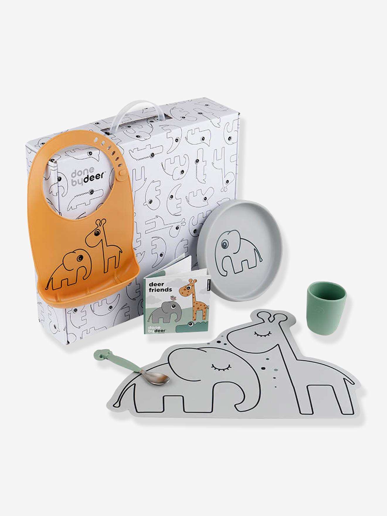 Done by deer Esslern-Set GOODIE BOX DONE BY DEER, Silikon - mehrfarbig