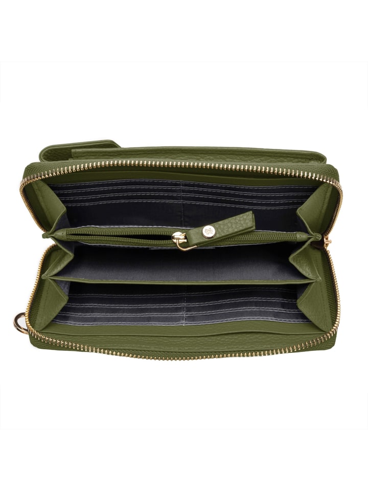 Lazarotti Bologna Leather Handytasche Leder 11 cm in olive günstig kaufen onesize