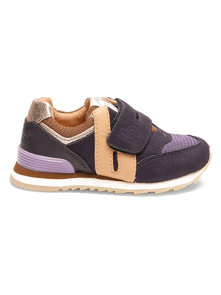 bisgaard Leder-Sneakers in Lila günstig kaufen