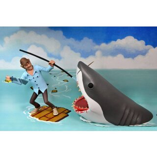 Der weiße Hai Actionfiguren Doppelpack Toony Terrors Jaws & Quint 15 cm