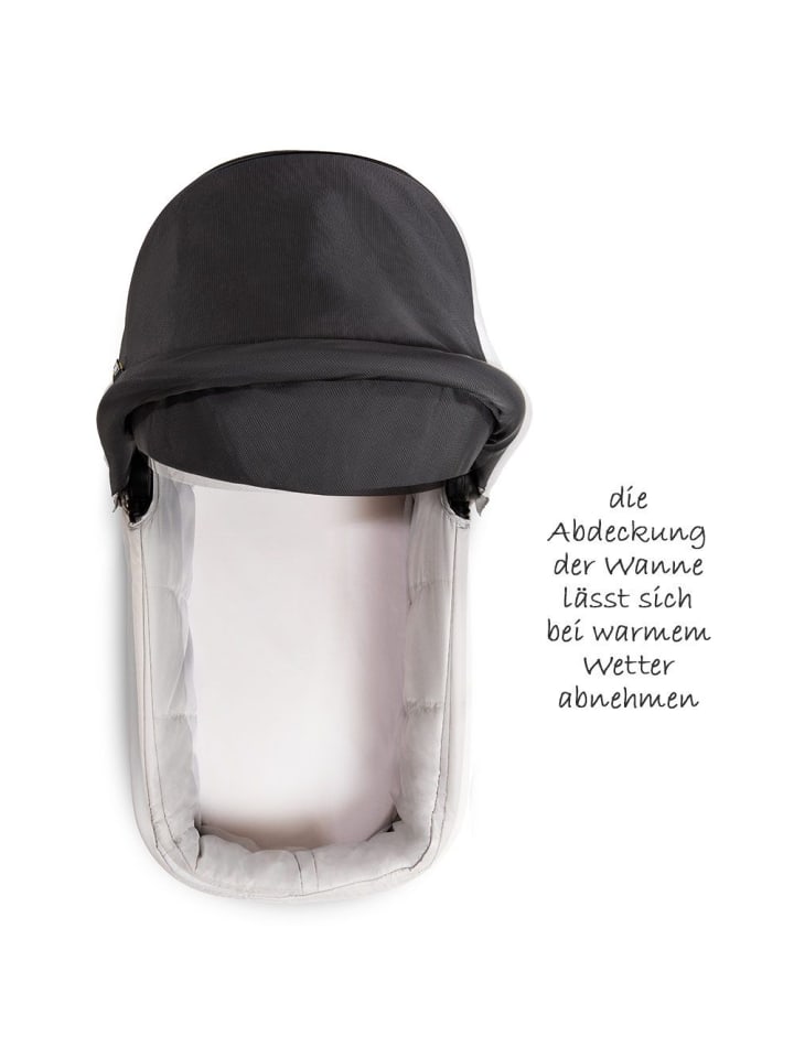 Hauck Babywanne für Saturn R Sportwagen - Caviar Stone in schwarz,grau günstig kaufen onesize