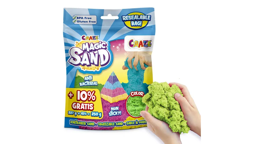CRAZE - MAGIC SAND Starter Foilbag, 1 Stück, sortiert