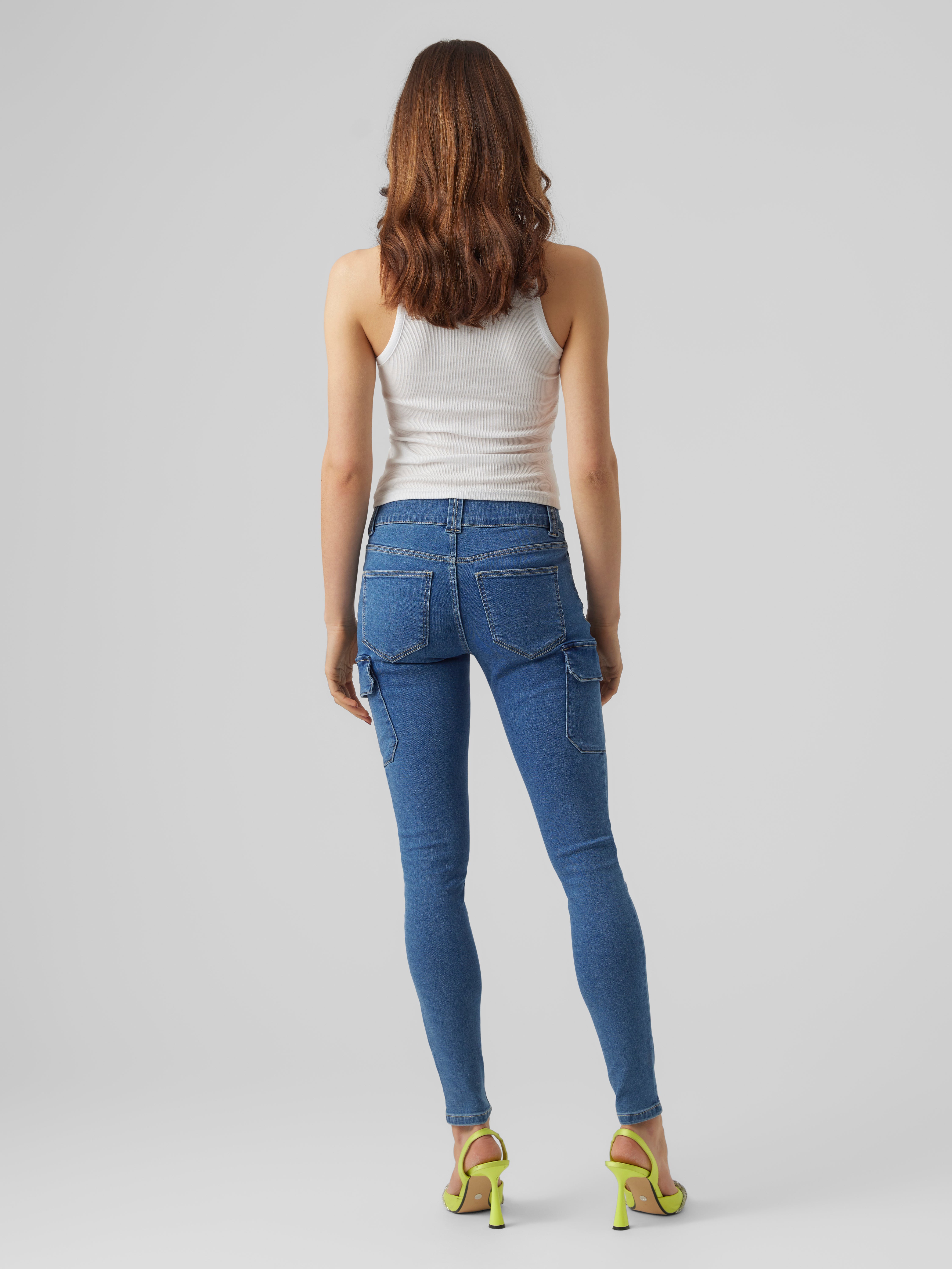 VMCATCH Mid Rise Cargo Schnitt Jeans