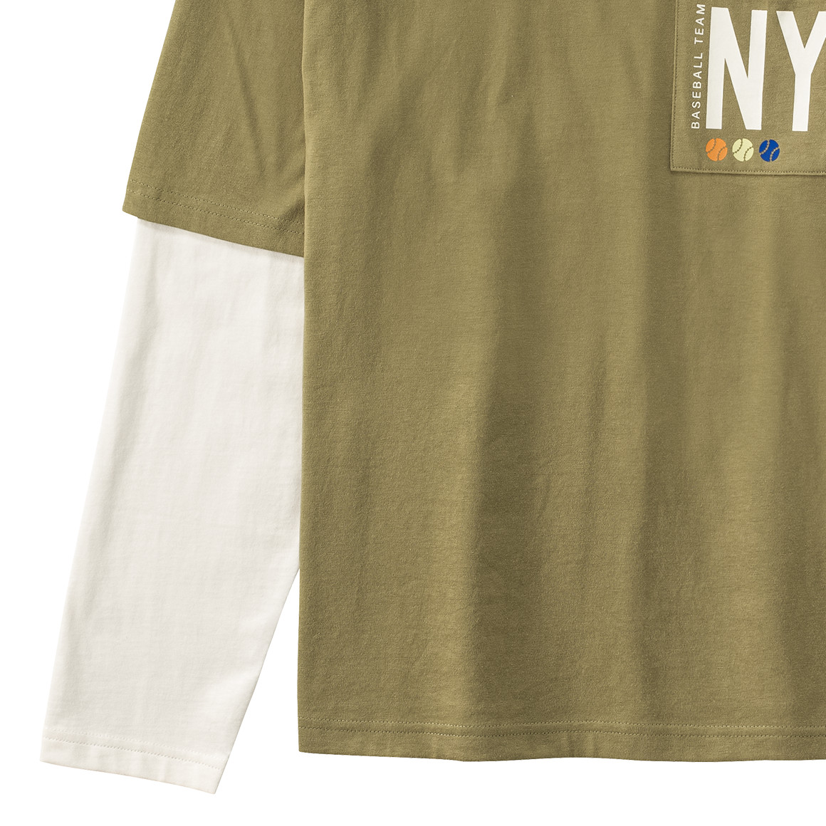 Jungen Langarmshirt im Lagen-Look