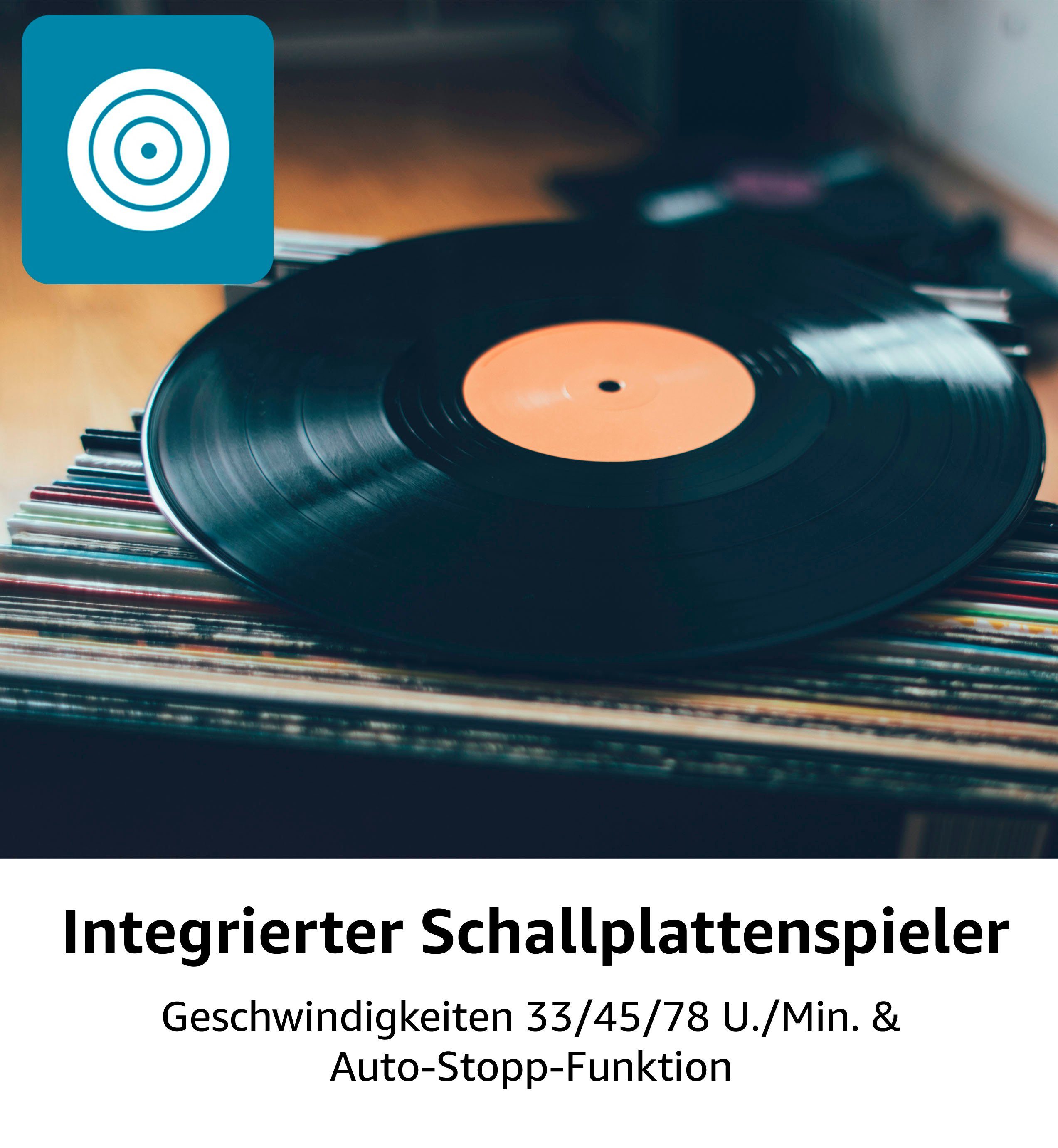 Karcher MC 8000DI Stereoanlage (Digitalradio (DAB), Internetradio, UKW mit RDS, 20 W)