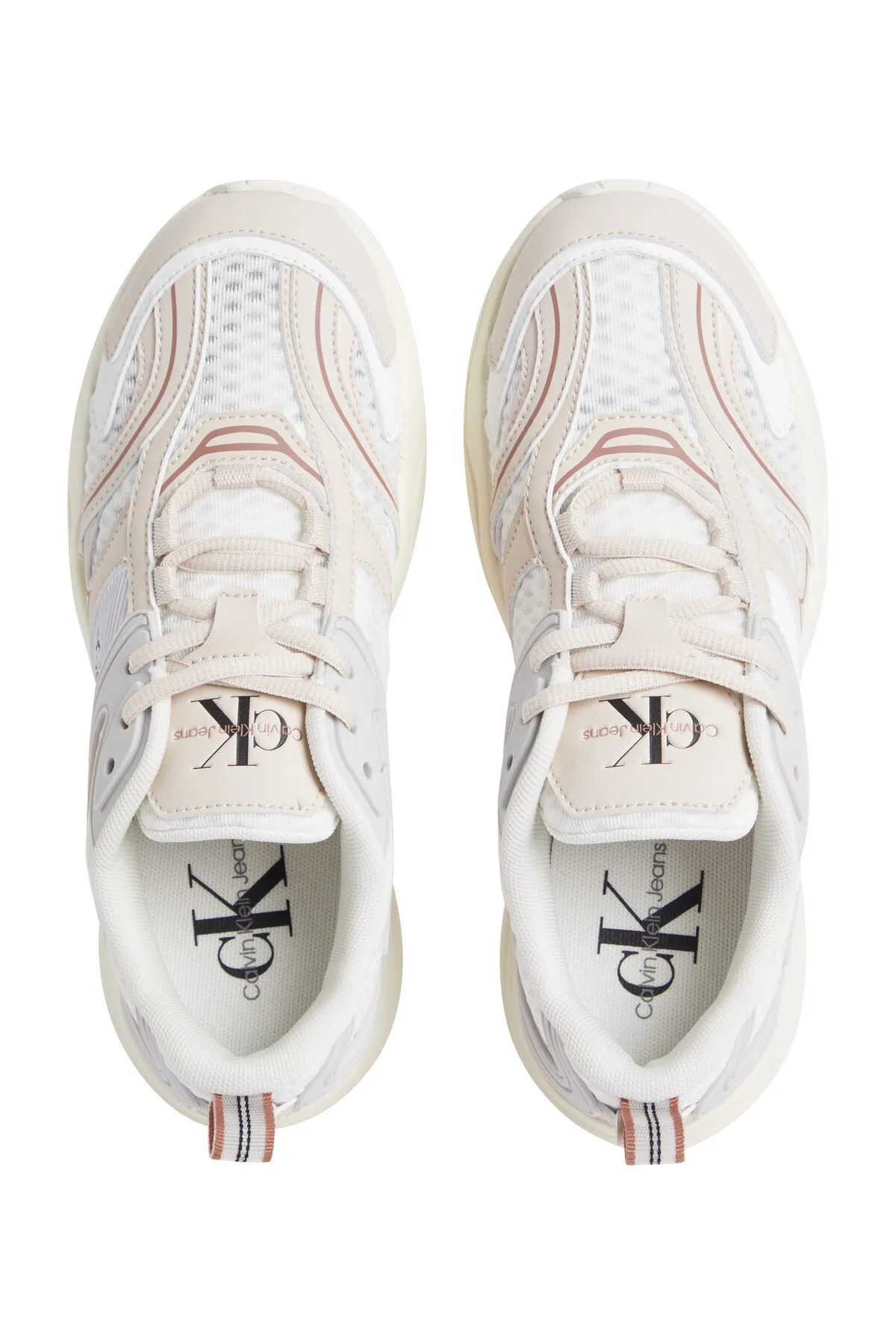 Calvin Klein  RETRO TENNIS LOW LACE MH ML MET