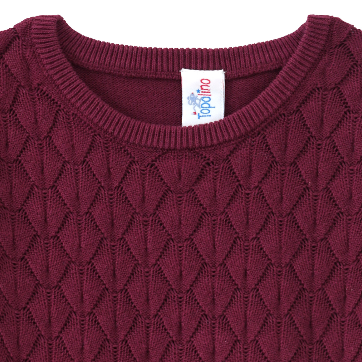 Mädchen Strickkleid mit Struktur
