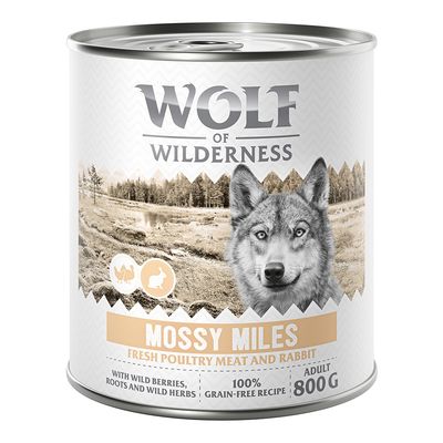 Wolf of Wilderness Adult 6 x 800 g - Mit viel frischem Geflügel