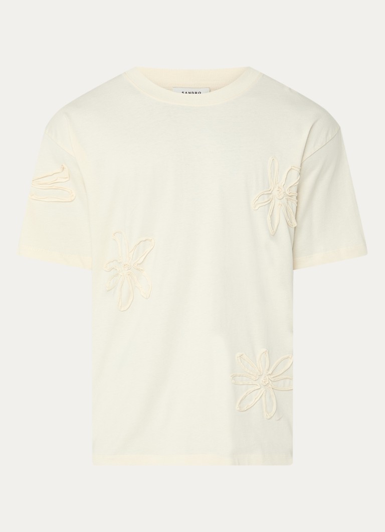T-shirt testurizzata Sandro
