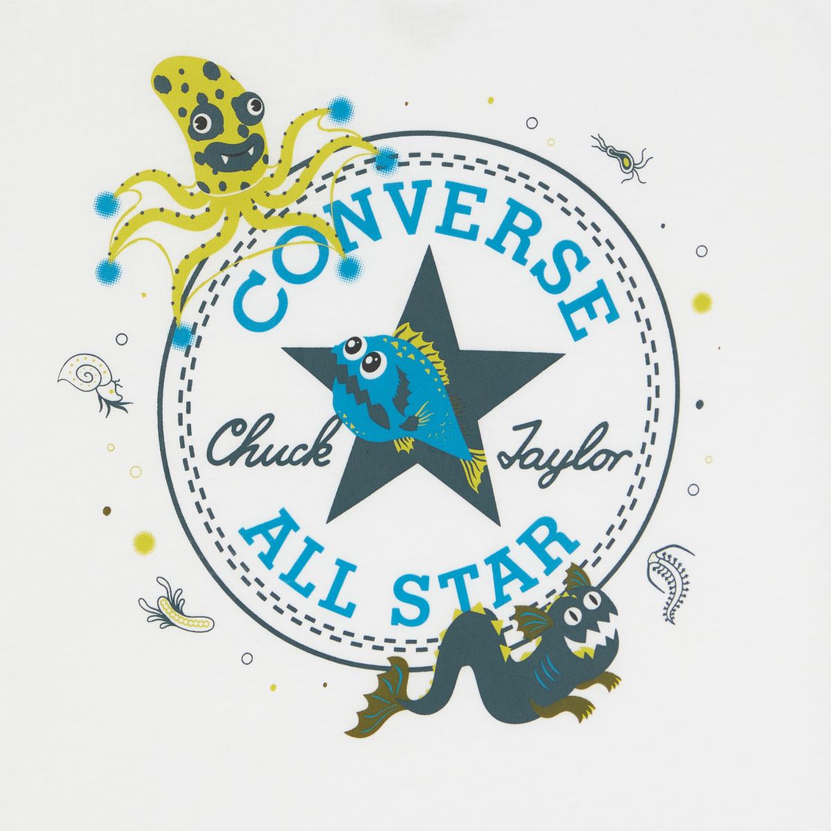 Converse – Deep Sea Cruisers – Vita och blåa shorts