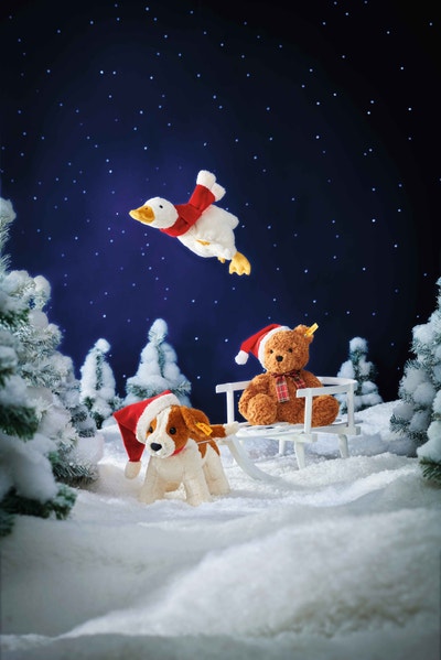 Cosy Christmas Gilda Gans, 26 cm, weiß