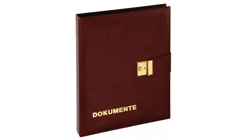 PAGNA Dokumentenmappe weinrot