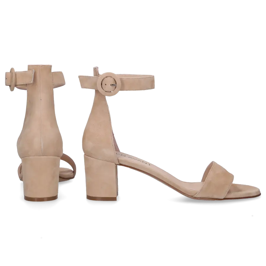EN AVANT - Sandalen GR4 Veloursleder - beige