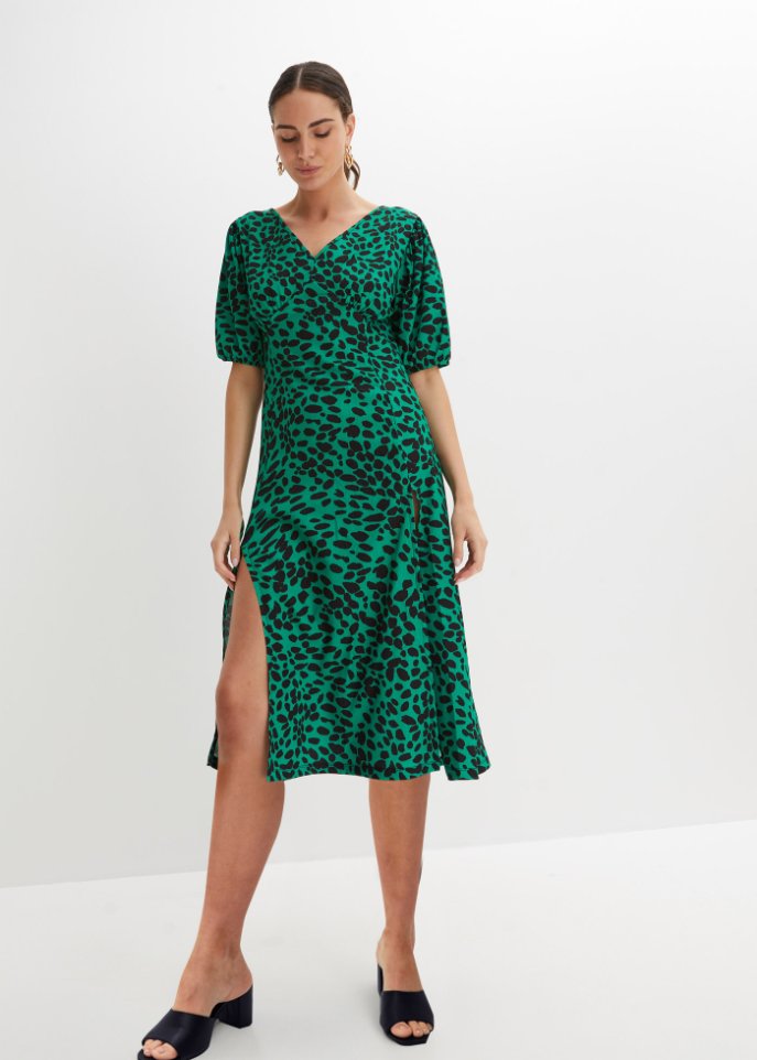bedrucktes Midikleid