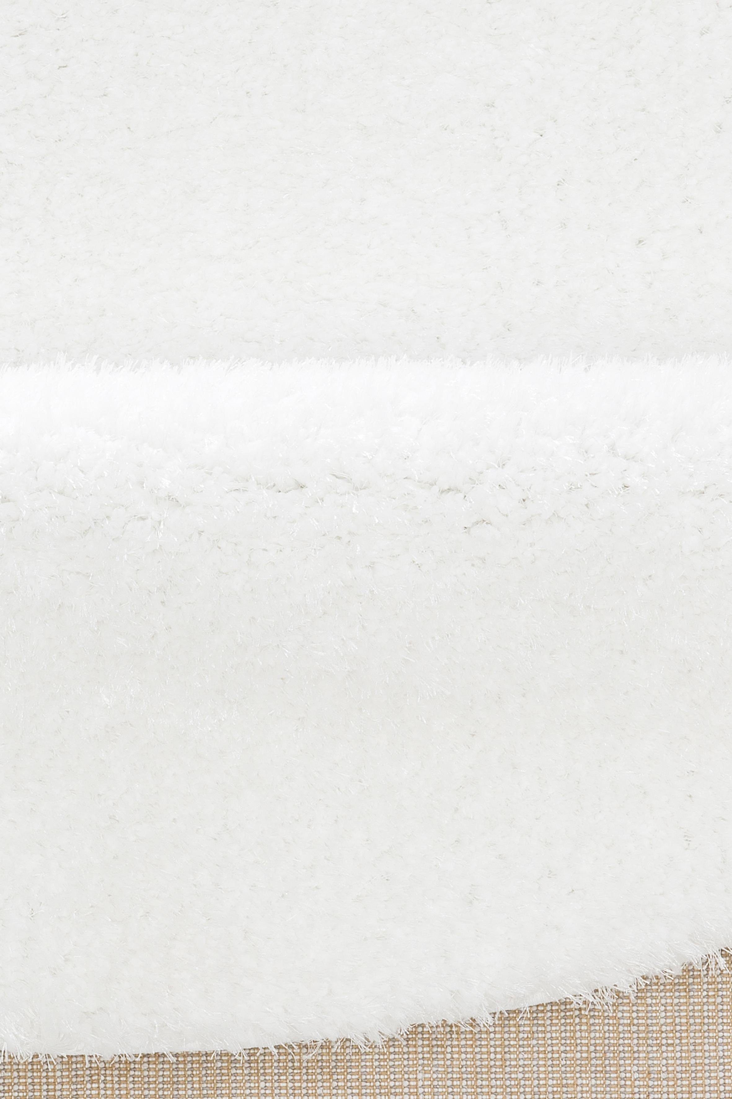 Hochflor-Teppich Malin, Home affaire, rund, Höhe: 43 mm, Uni-Farben, leicht glänzend, besonders flauschig durch Mikrofaser