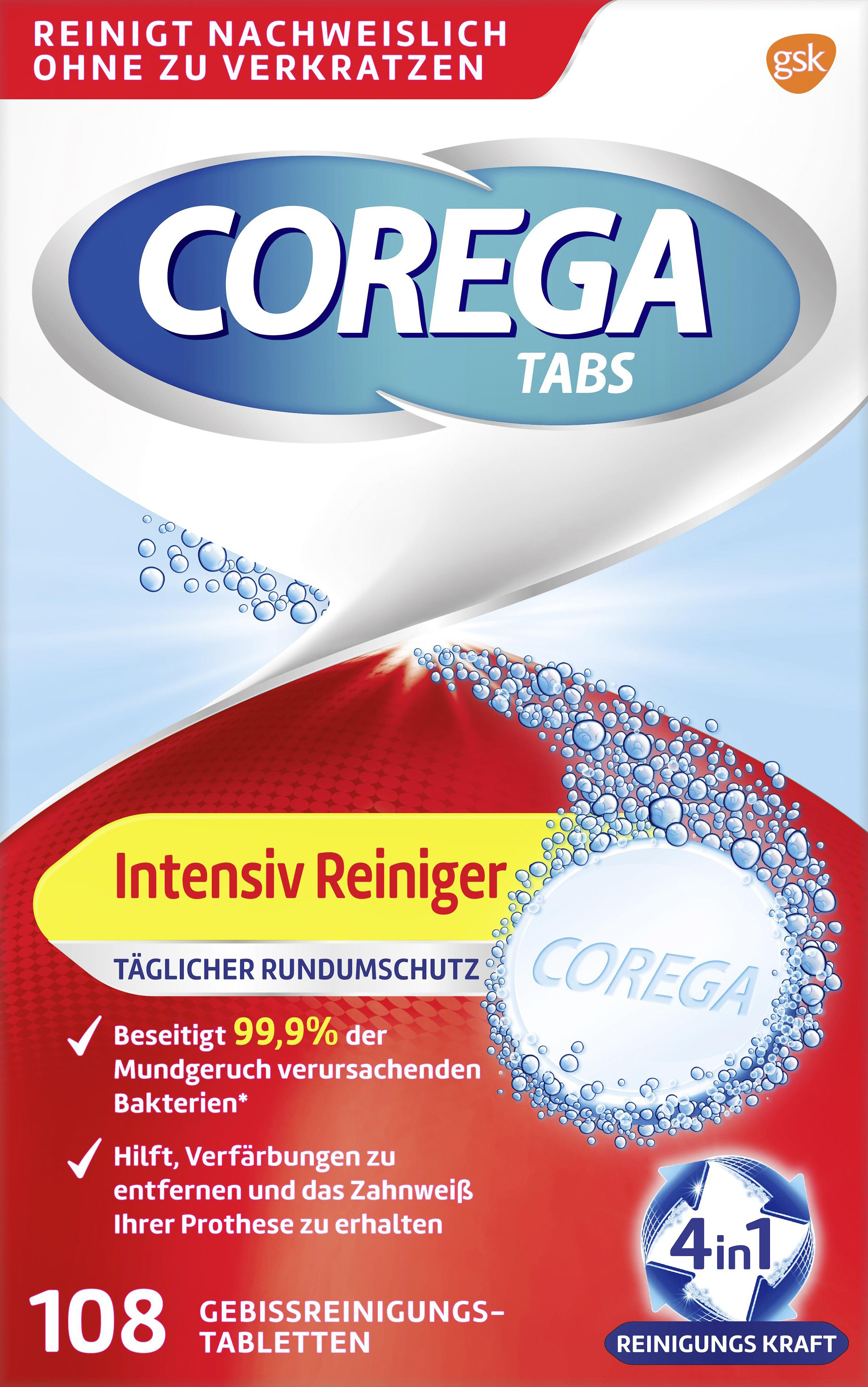 Corega Tabs Intensiv Reiniger Gebissreinigungstabletten